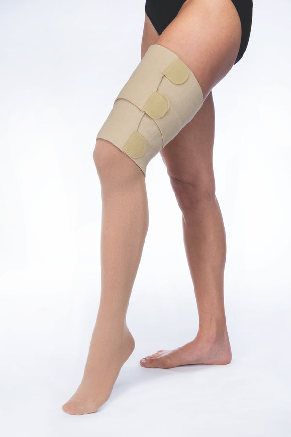 JOBST FarrowWrap Thigh Pieces - 24-Hour Wear  (Classes 2 & 3) in Tan Colour - Stay Comfortable Around the Clock